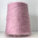 CIGNO - Ilaria Calenzano; 50% кидмохер, 30% нейлон, 20% меринос; 1000м/100гр; col. 005004, цвет: розовый, есть мал. бобинка 133гр.