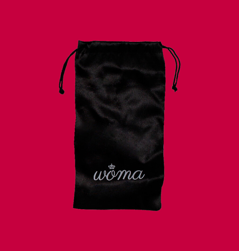 Вибратор c имитацией фингеринга и стимулятором клитора Woma Indira с нагревом, красный