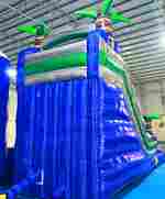 Водная горка с бассейном «Синий оазис» 9×3,5×5,5 м