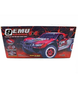 Радиоуправляемый шорт-корс Remo Hobby 9EMU TWINS MOTOR (красный) 4WD 2.4G 1/8 RTR