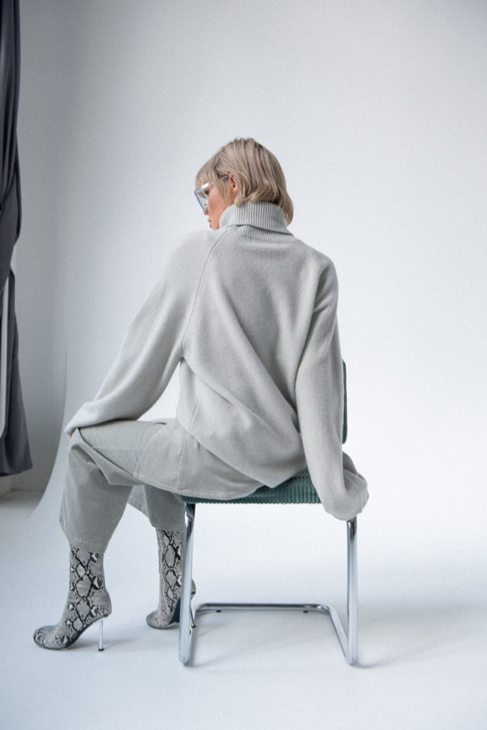 Свитер из 100% овечьей шерсти