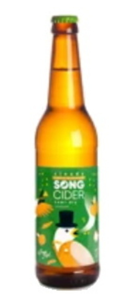 Сидр "SONG CIDER" Яблочный полусухой 0,5л. Вежа