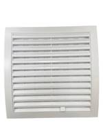Вентиляционная решетка 220х220 разъемная со шторкой в рамке