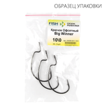 Крючок офсетный Fish Season 64009 Worm Hook "Big Winner" (3шт/уп)