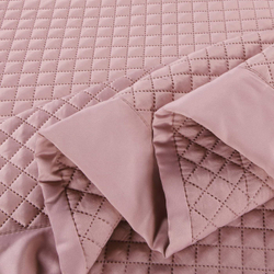 Покрывало 230х250 и 2 наволочки 50х70 Sofi De MarkO Жанэт пудра