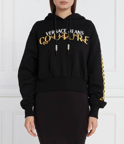 Худи Versace Jeans Couture - черный(75HAIF01CF01F)