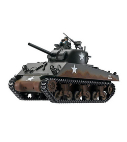 Радиоуправляемый танк Torro Sherman M4A3, 1/16 2.4G, ИК-пушка, деревянная коробка