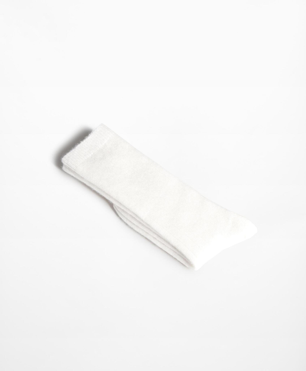 Oysho Классические носки с добавлением кашемира, экрю