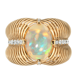 Кольцо с мексиканским опалом, R0159-0/1