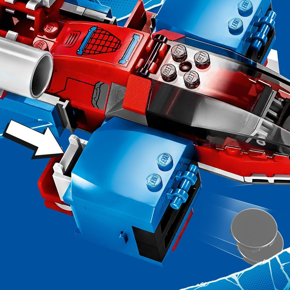 LEGO Super Heroes: Реактивный самолет Человека-паука против Робота Венома 76150 — Spiderjet vs. Venom Mech — Лего Супергерои Марвел