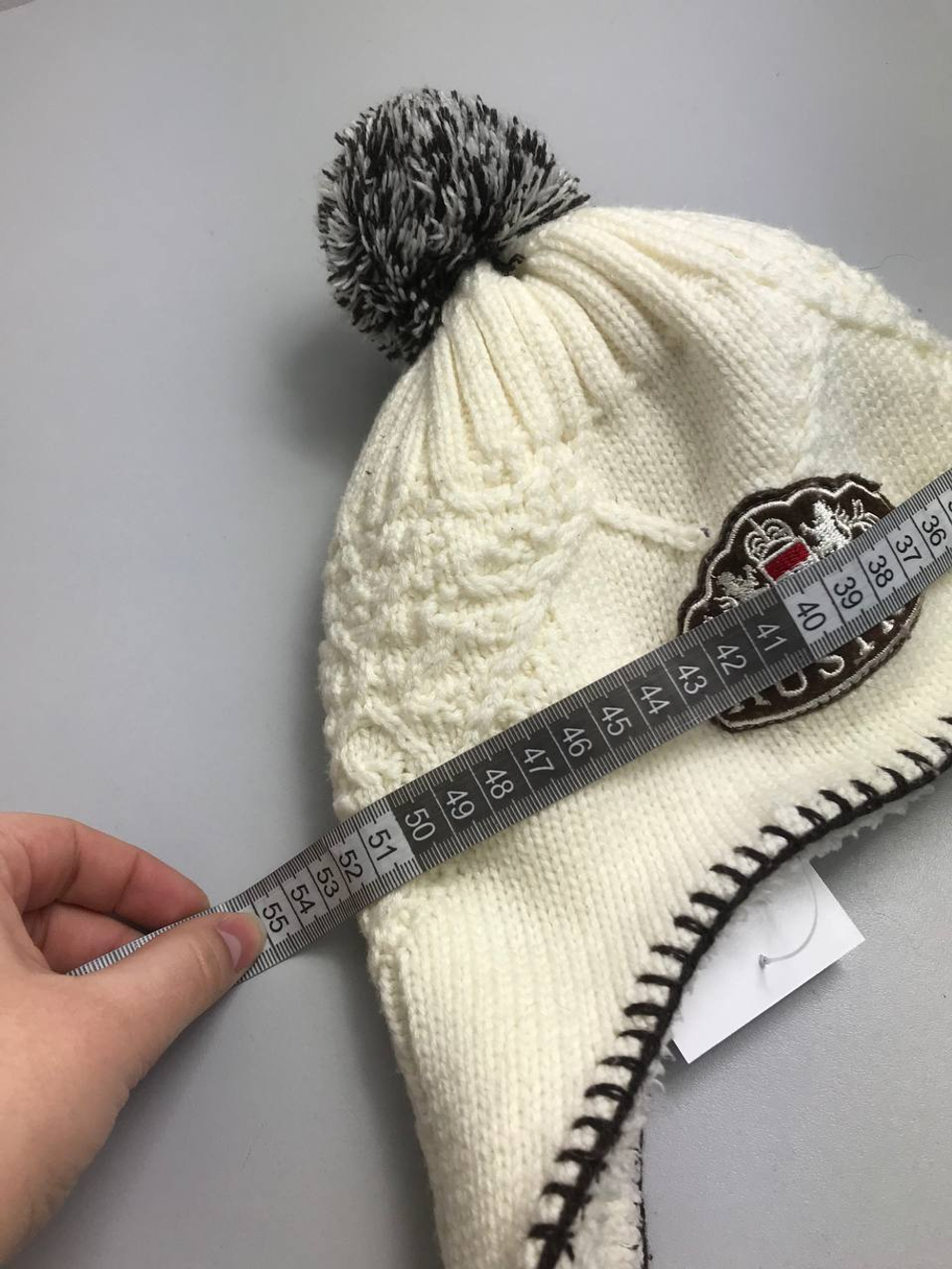 Шапка зимняя с ушками на 10-12 лет