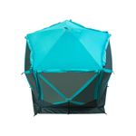 Шатер СЛЕДОПЫТ быстросборный, 5 стен, 3,4х3,25 м, h-2,30 м, S по полу 7,6 кв.м, цв. WATERFALL