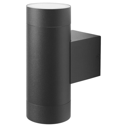 IKEA GRÖNSPRÖT  (ИКЕА ГРÖНСПРÖТ)  -  Настенный светильник, двухсторонний, фиксированная установка, наружный черный, 16 см