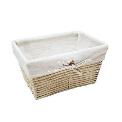 Корзина стеллажная трапеция "Paper", Д310 Ш220 В160, бежевый