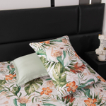 КПБ на резинке Сатин Velouria Luxe с Одеялом VLR017, Евро, 4 наволочки, простынь 140*200*25