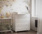 Комод пеленальный Incanto Nova 800/4 (белый)