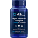 Super Selenium Complex 200 мкг и Витамин E 100 капсул Life Extension