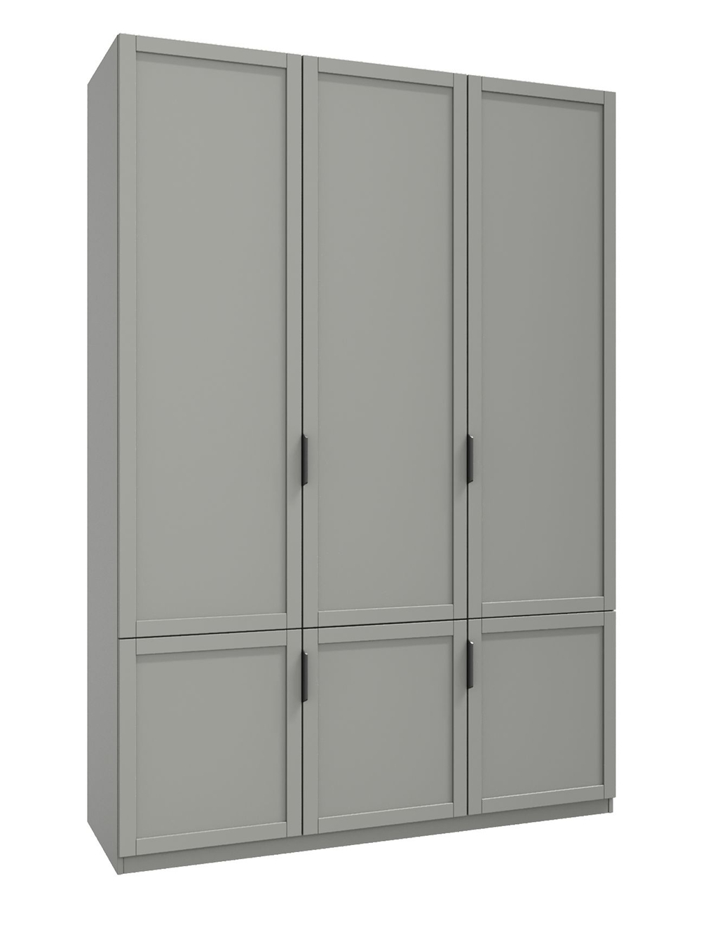Шкаф для одежды Нордик, шкаф серый