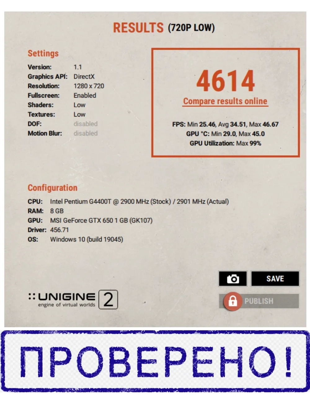 Видеокарта MSI GTX 650 1.0 Gb