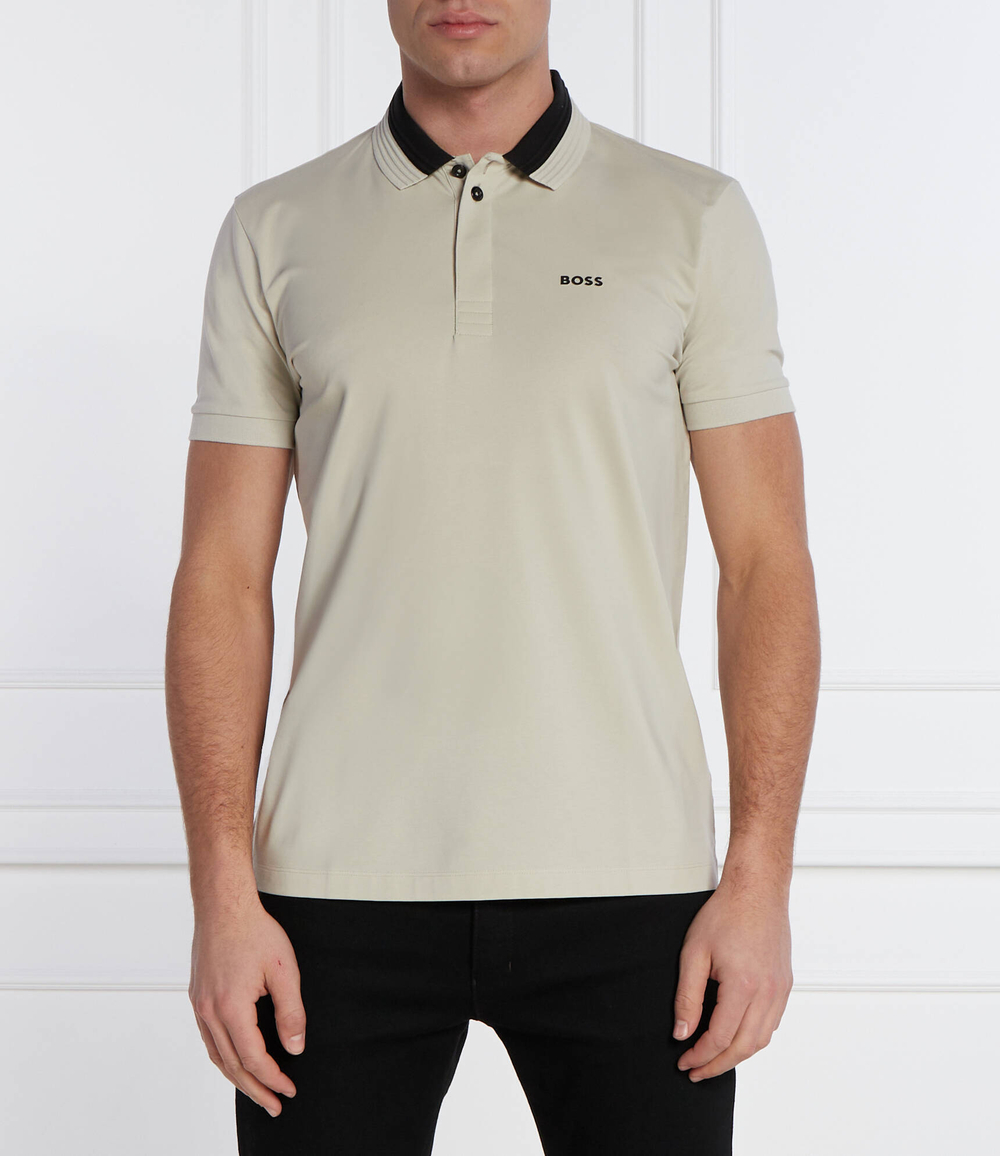 Поло Paddy BOSS GREEN - бежевый(50506182)