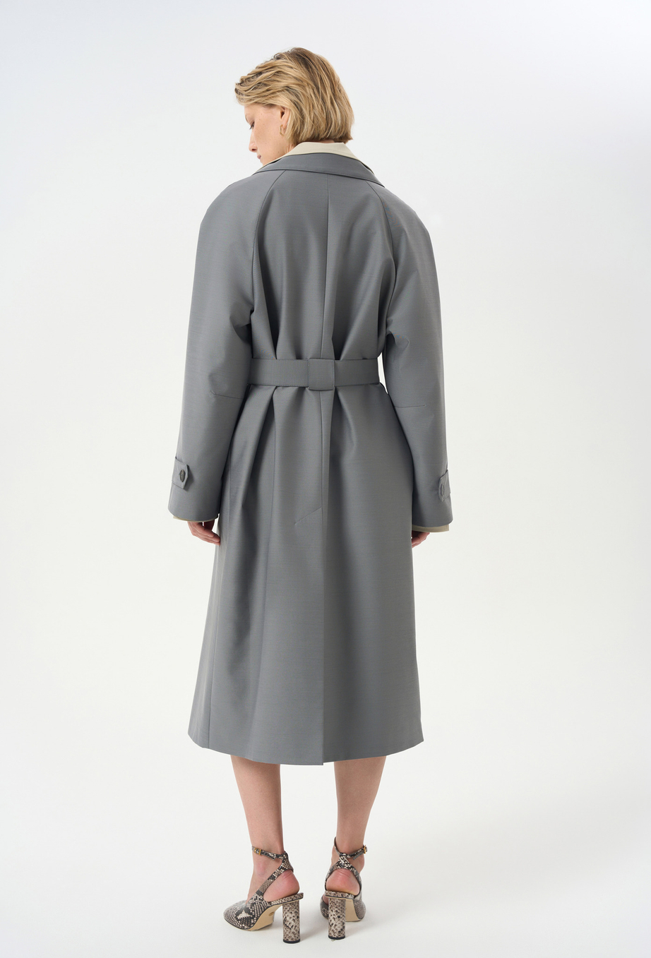 Водоотталкивающий тренч из шерсти, Mackintosh