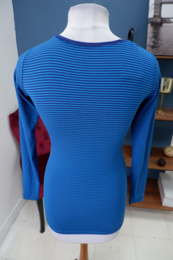 Джемпер с полосками 40 размер