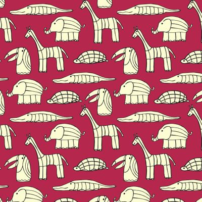 Animal seamless pattern for children.