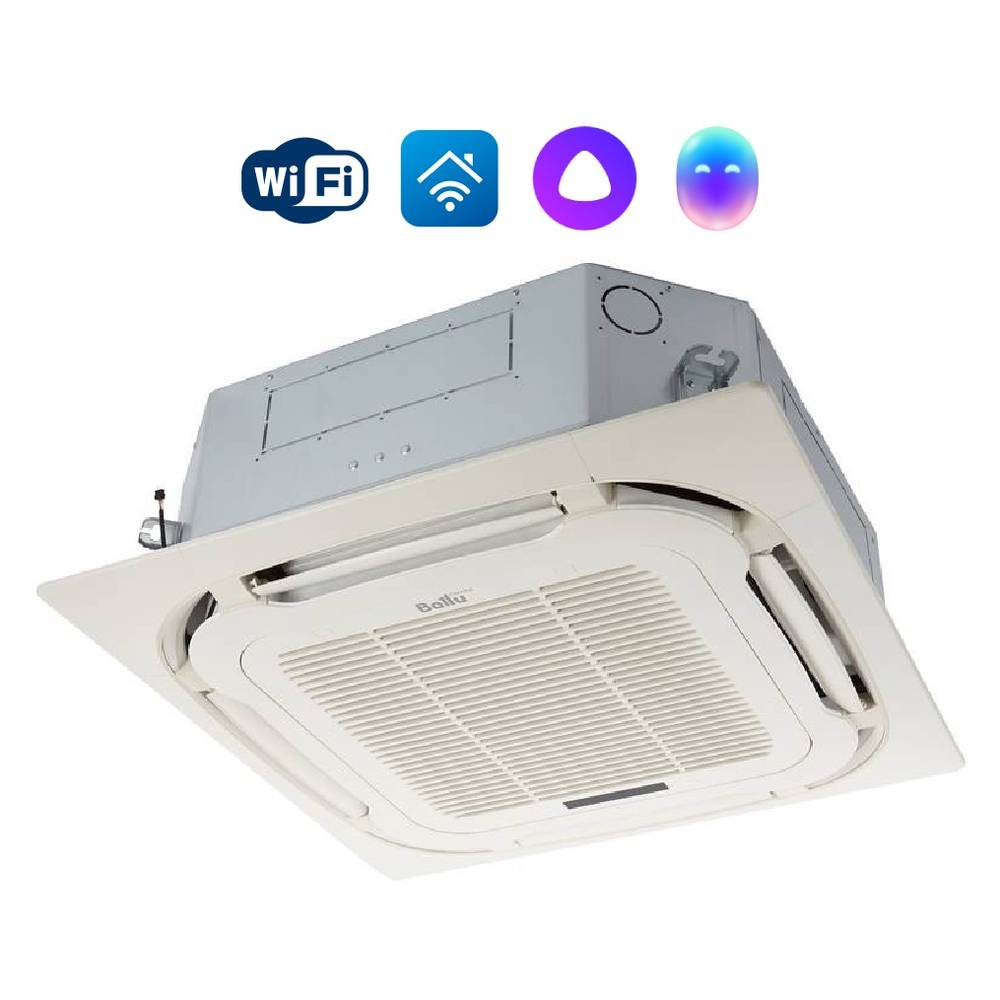 Комплект Ballu BLCI_A_C-24HN8_V3 инверторной сплит-системы, кассетного типа НС-1685946