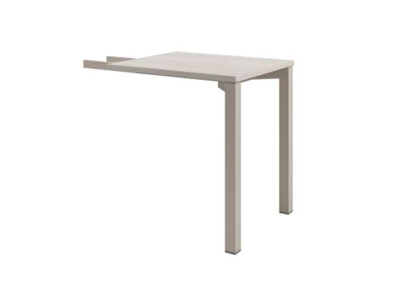 Брифинг 700х600х750 на металлокаркасе D-890 Акация Морава/Кашемир серый