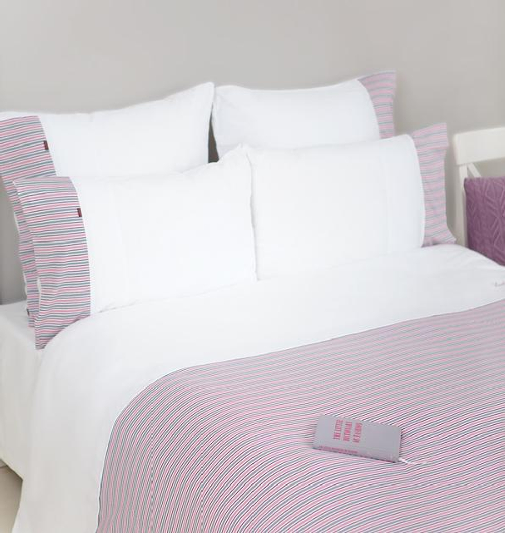 Элитная наволочка Трикотаж Джерси розовая от Luxberry Португалия