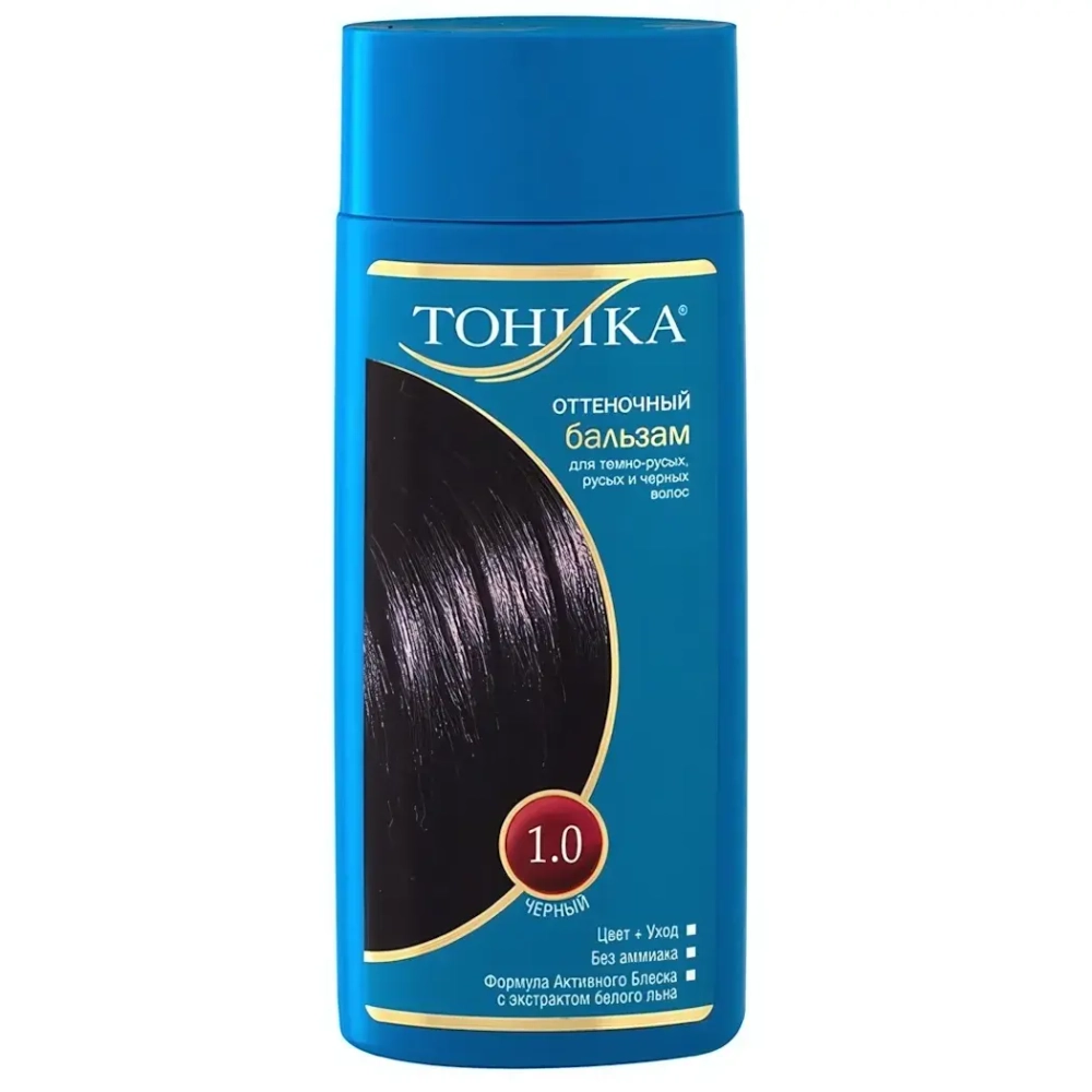 Бальзам оттеночный ТОНИКА тон 1.0 Черный 150мл