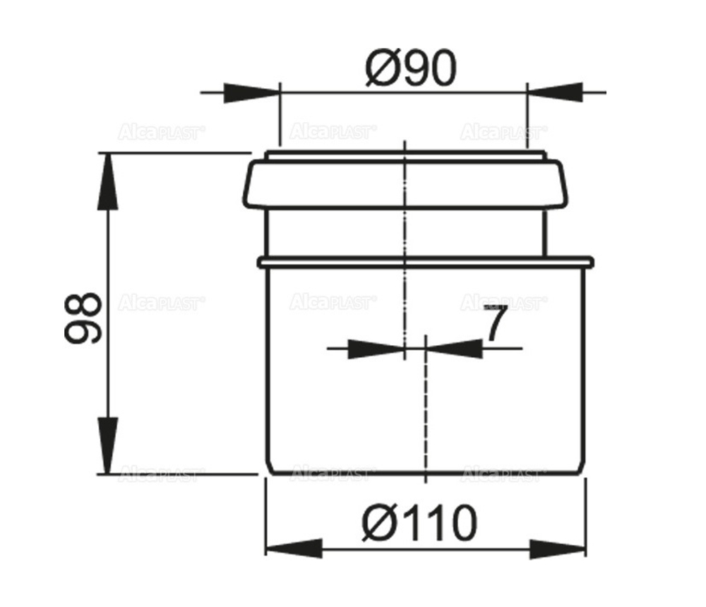 Переходник M907 комплект для 90/110