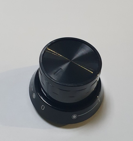 Ручка регулятора мощности конфорки с зоной расширения плиты Beko