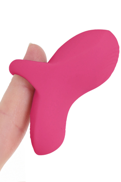 Fuzu Sensa - Сенсорный вибромассажёр на палец, розовый