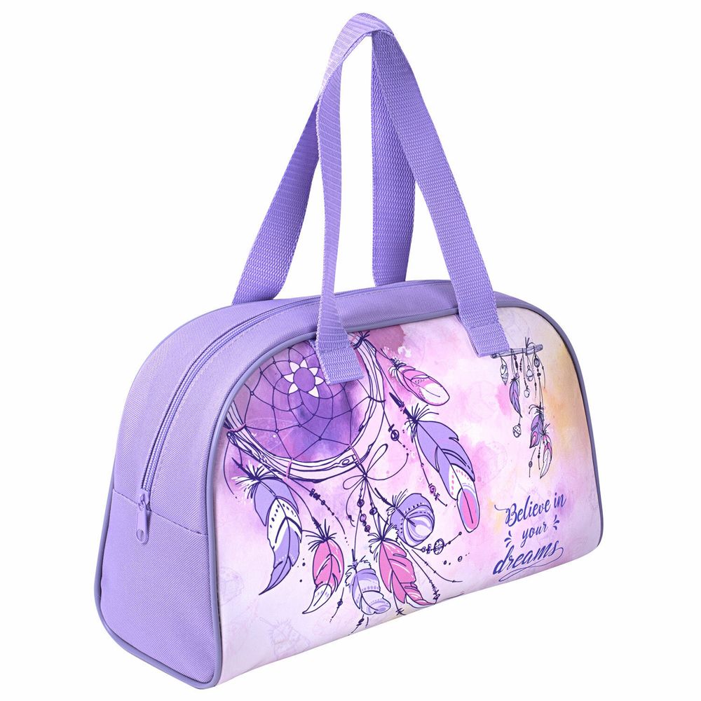 Сумка для внешкольных занятий BRAUBERG с ручками, полиэстер,5 см, "Dreamcatcher", 271040