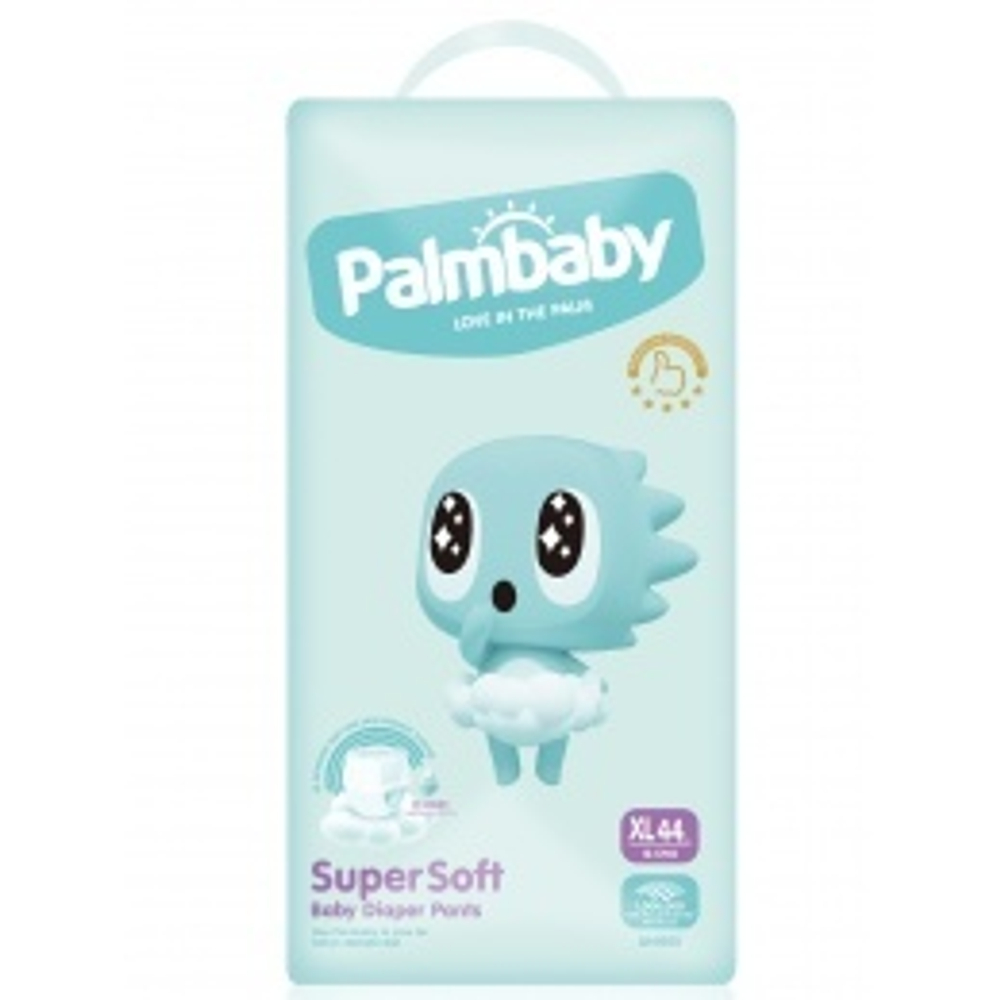 Подгузники-трусики детские Palmbaby Super Soft Premium, р. XL (12-17 кг)/44 шт.