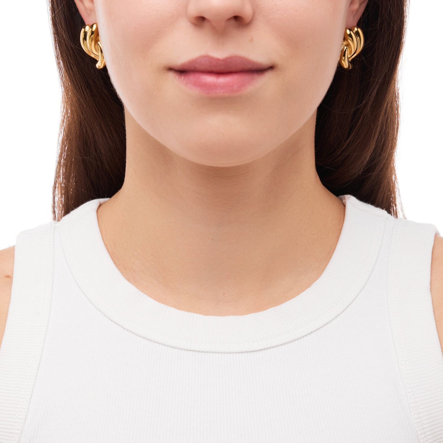 Серьги Golden Knot Earrings