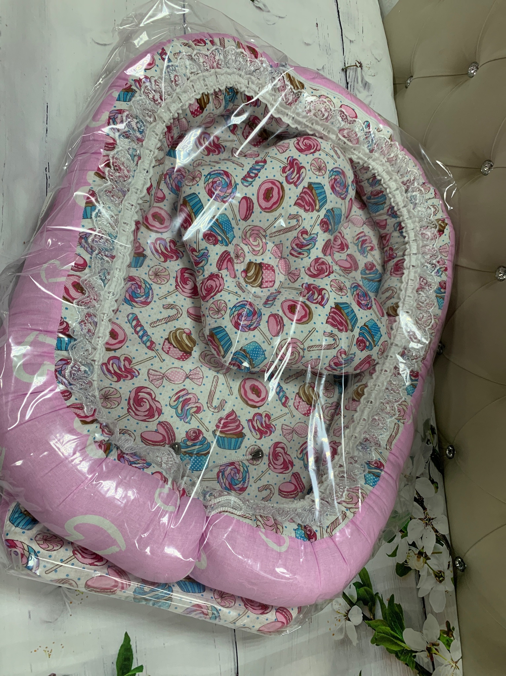 Гнездышко для младенца + подушка (ИП Людин А.В.)