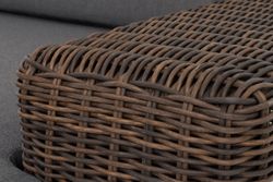 "Капри" кушетка из искусственного ротанга, цвет коричневый