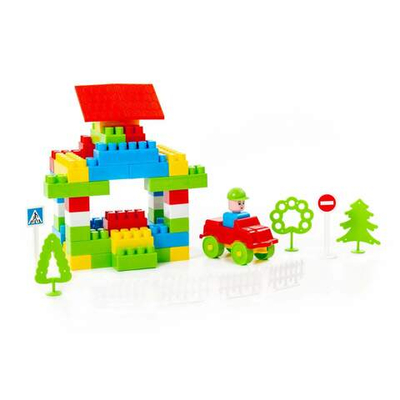 Конструктор "Строитель" (101 элемент) (в пакете) 36100