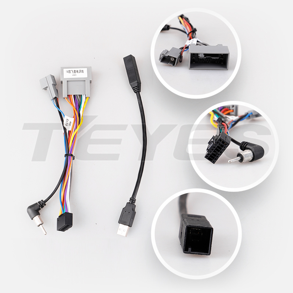 Комплект рамки с разъёмами 9" Honda Airwave 2005-2010(серая) - Car-Smart 9683