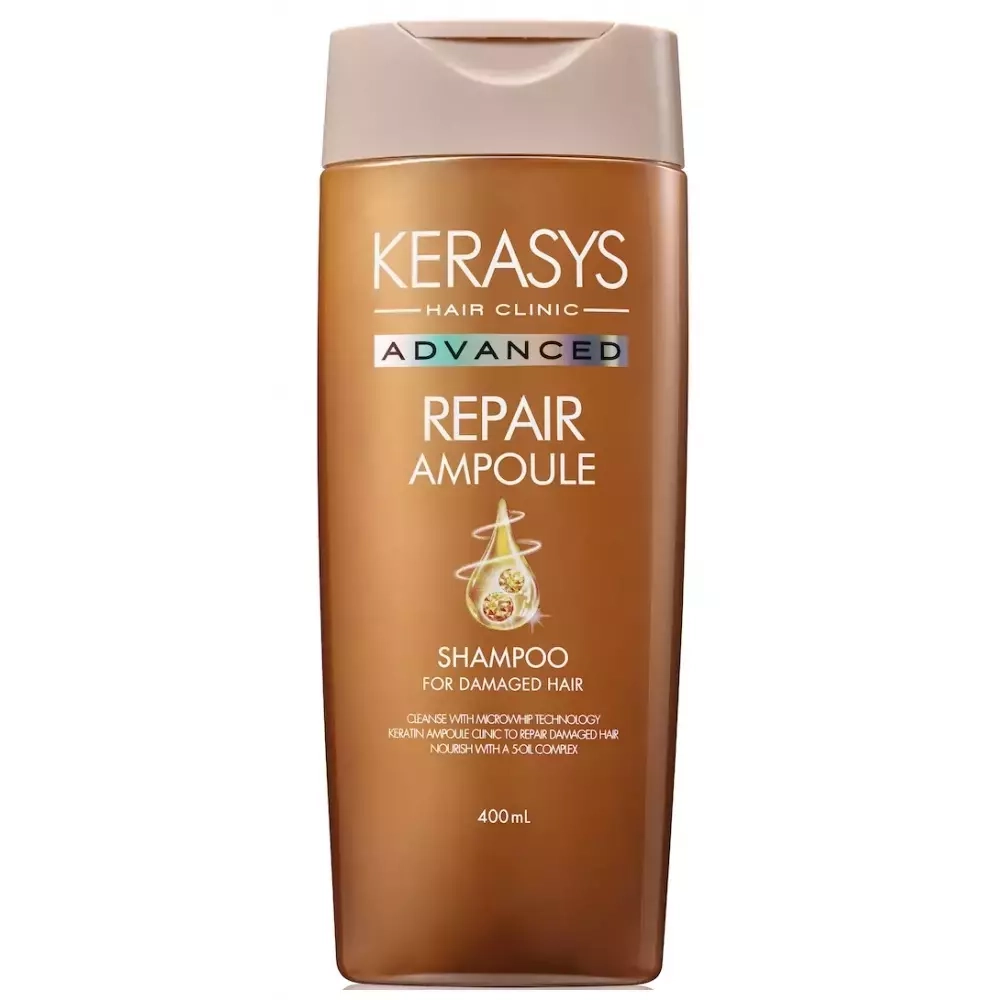 KeraSys ADVANCED Шампунь д/волос ампульный интенсив.восст.с Кератиновыми ампулами 400мл*20