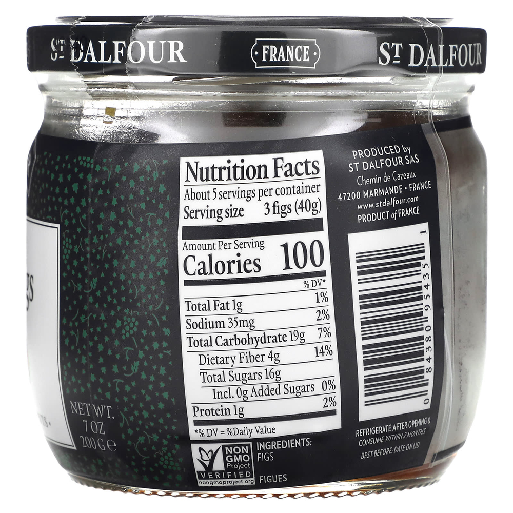 St. Dalfour, полусушеный инжир, 200 г (7 унций)