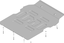 Защита алюминиевая Мотодор (Двигатель), 4 мм, Land Rover Range Rover Vogue 2022- арт. 343202 MOTODOR.343202
