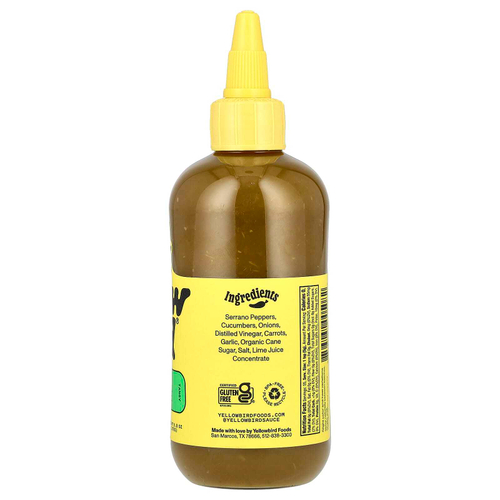 Yellowbird Sauce, Острый соус Serrano, 278 г (9,8 унции)