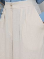 Брюки льняные Тропик (молочные) Б16193-1М LT Collection