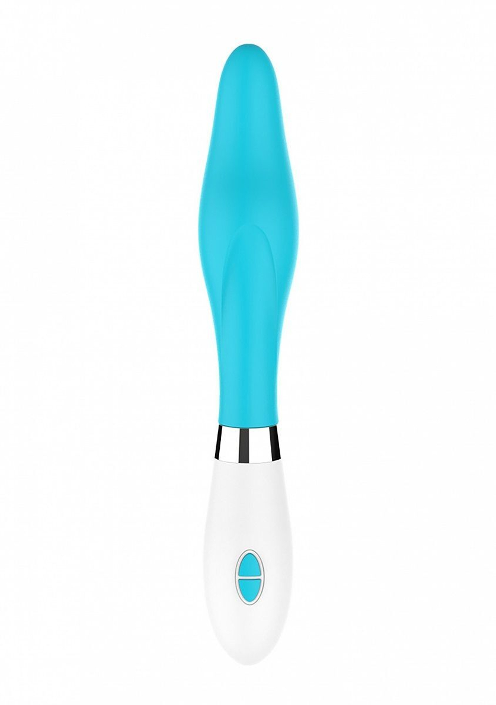 Бирюзовый фигурный вибратор Athamas - 22,7 см.