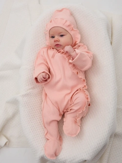 Слип для новорожденных девочек с антицарапками