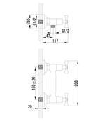 LEMARK Серия BENEFIT. Смеситель для душа – LM2503C