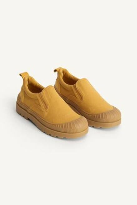 ZARA КОМБИНИРОВАННЫЕ КРОССОВКИ, ЖЕЛТЫЙ